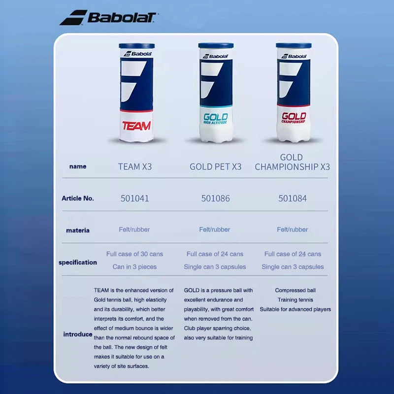 Babolat pro balle 3/6 pcs