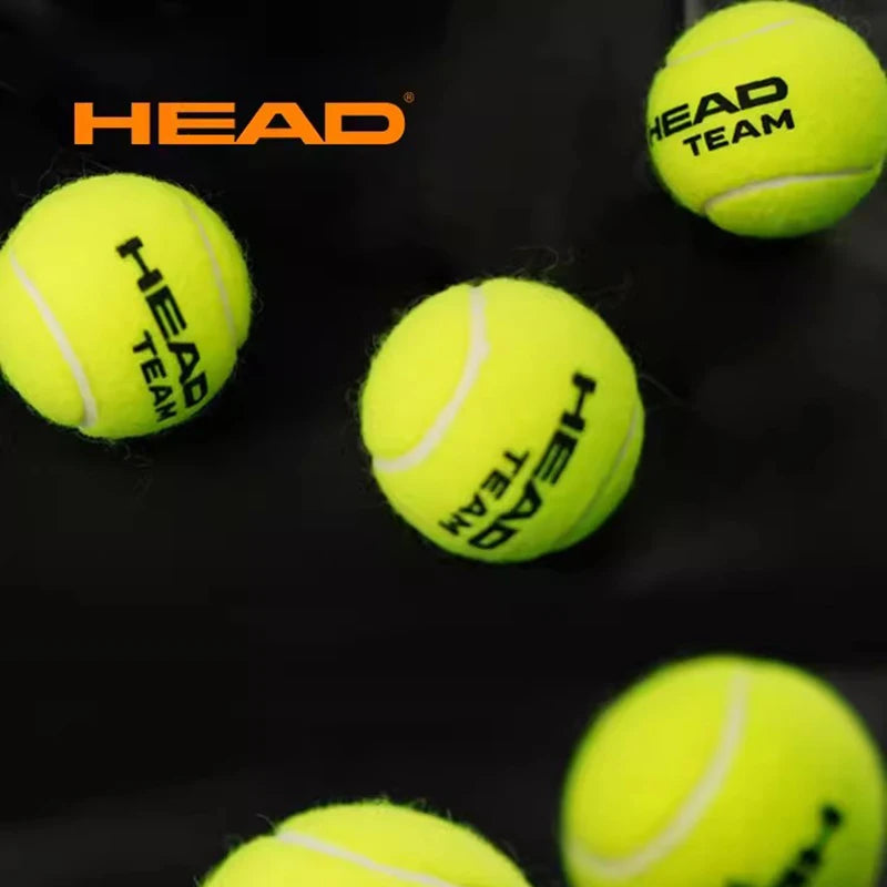 Véritable balle de Tennis professionnelle HEAD 4B Team 3 Tour X