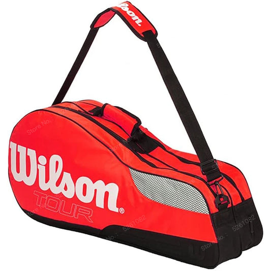 Véritable sac de raquette de tennis Wilson