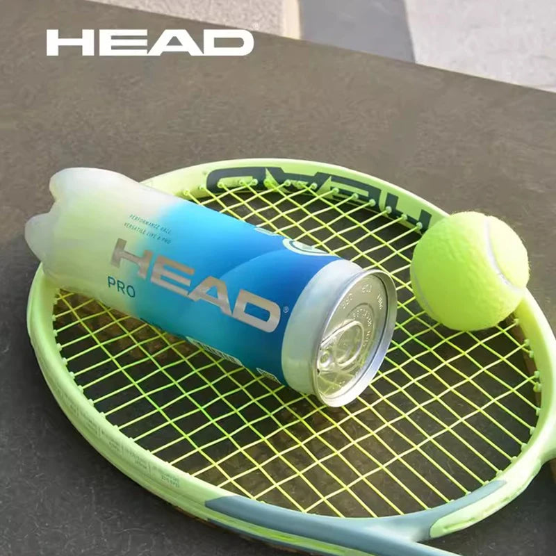 Véritable balle de Tennis professionnelle HEAD 4B Team 3 Tour X