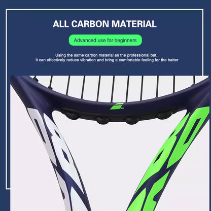 Raquette Babolat ultra légère en carbone avec sac à dos offert, housse de raquette, balle de tennis à cordes, grip, support Wrisy et 1 balle de tennis – performances et adhérence maximales