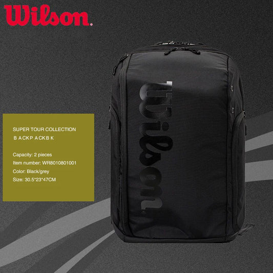 Wilson Sac à dos pour raquette de tennis Collection Super Tour