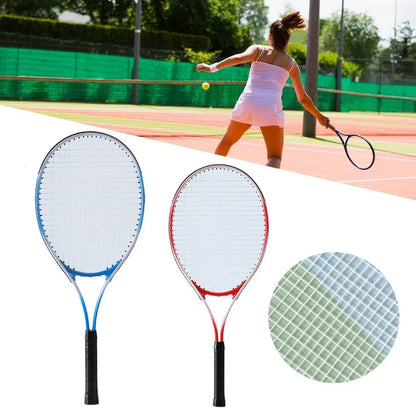 Raquette de tennis rouge et bleue pour enfant