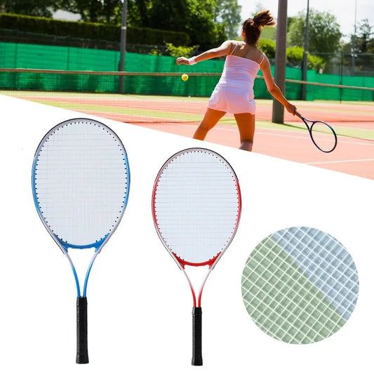 Raquette de tennis rouge et bleue pour enfant
