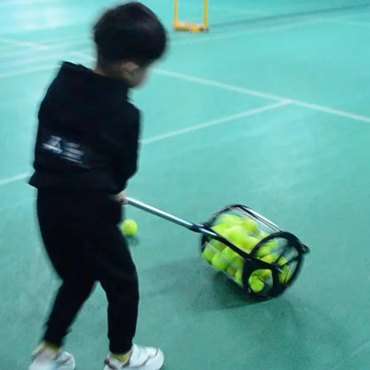 Conteneur de ramassage de balles de tennis