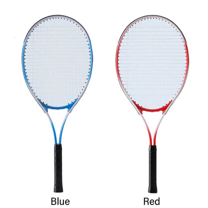 Raquette de tennis rouge et bleue pour enfant